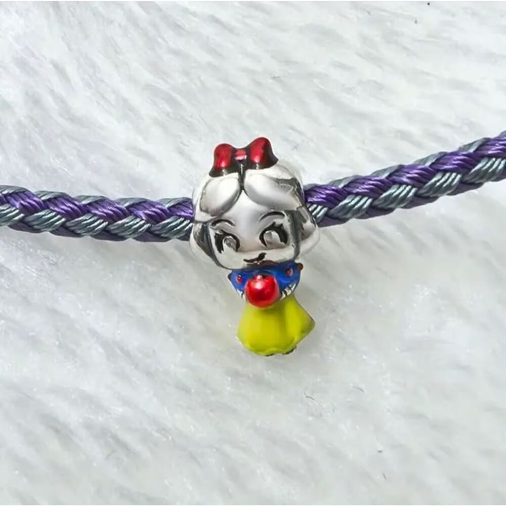 NWOT Snow White Dress Disney x Pandora FIT Silver Charm - Picture 3 of 13